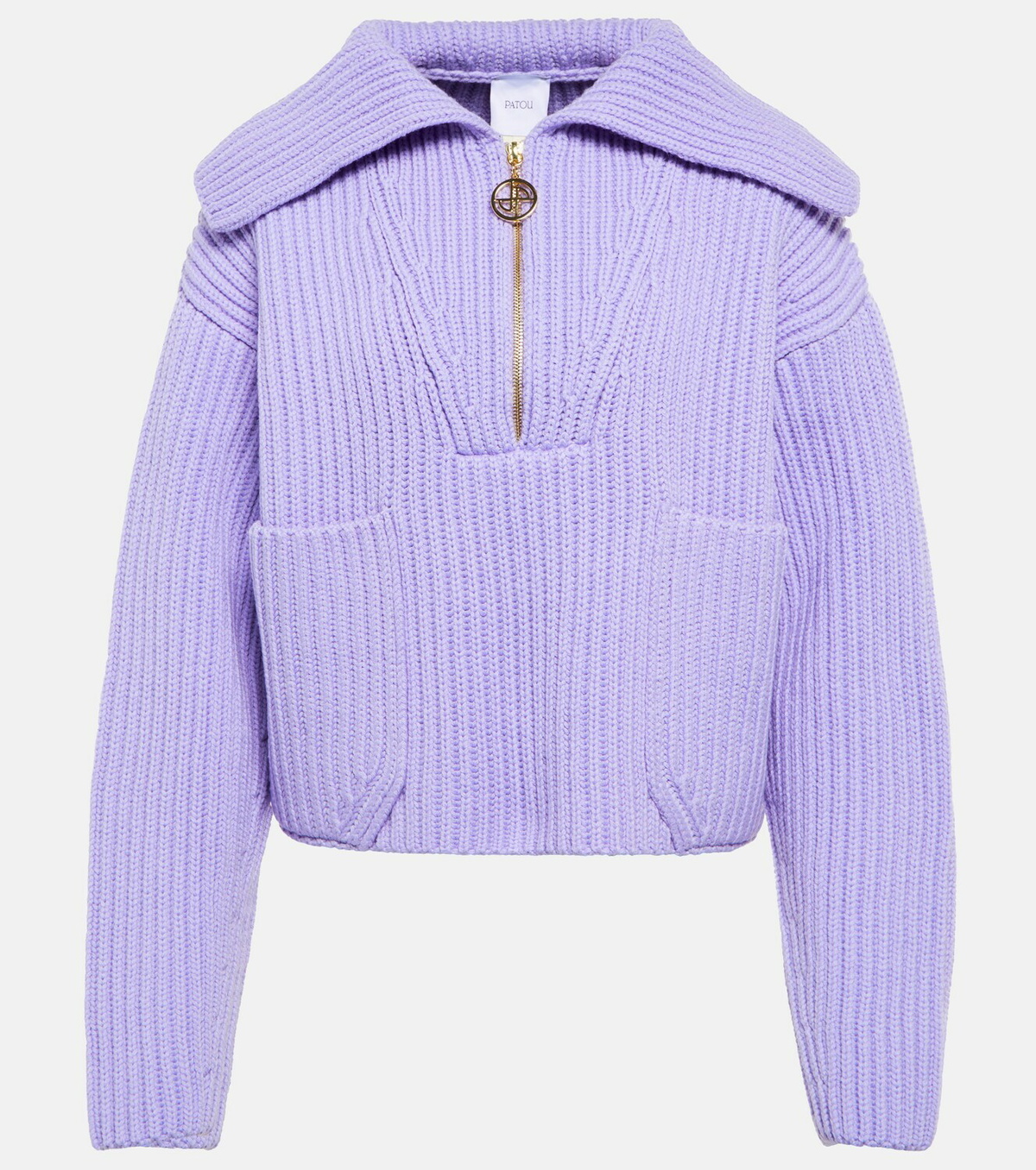 Patou Ribbed-knit wool sweater