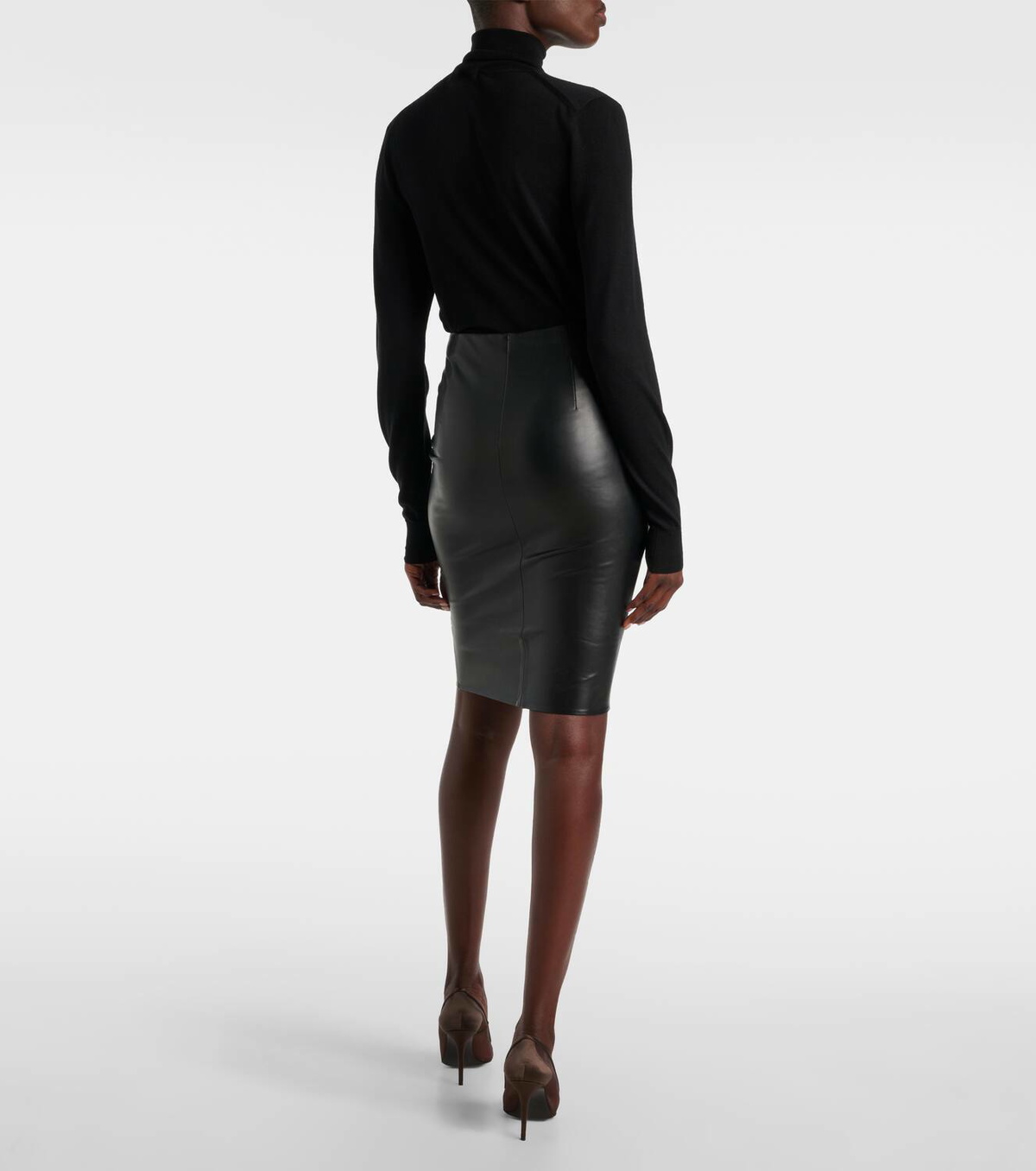 Wolford Jenna faux leather pencil skirt