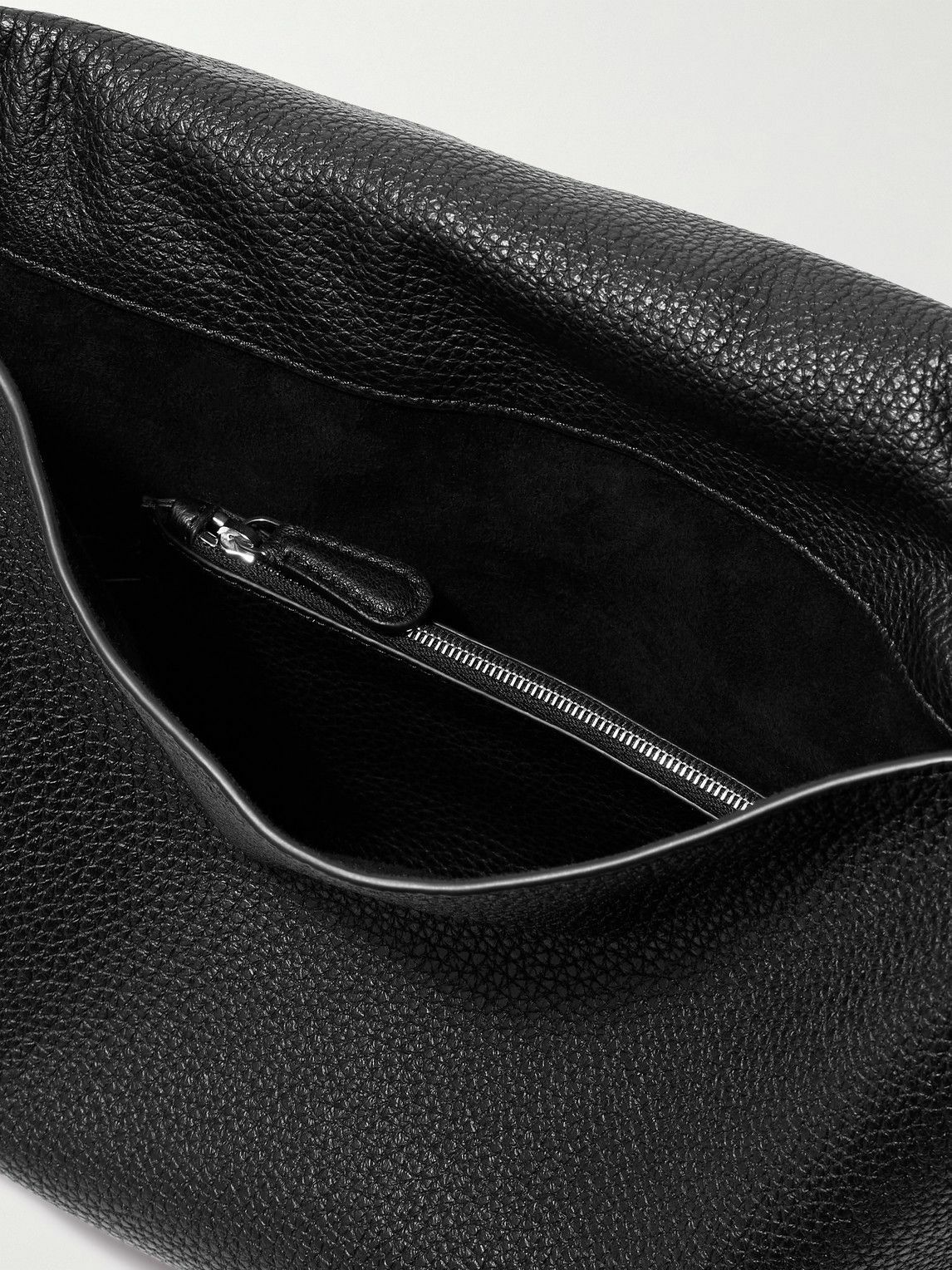 The Row - Nan Full-Grain Leather Messenger Bag
