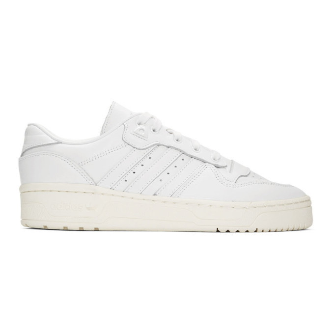 Photo: adidas Originals White Rivalry Low Sneakers