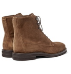 Brunello Cucinelli - Suede Boots - Brown