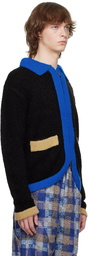 Andersson Bell Black Zip Cardigan