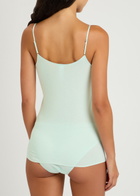 Hanro Seamless Cotton top Light Blue