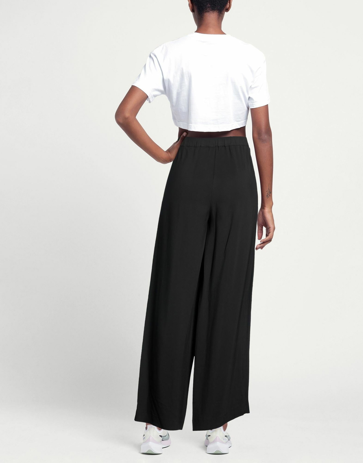 Manila Grace Womens Pants in Black