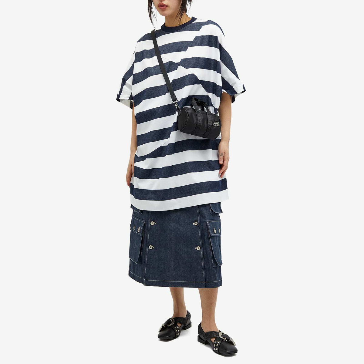 Undercover Women's Striped T-Shirt Dress in Multi