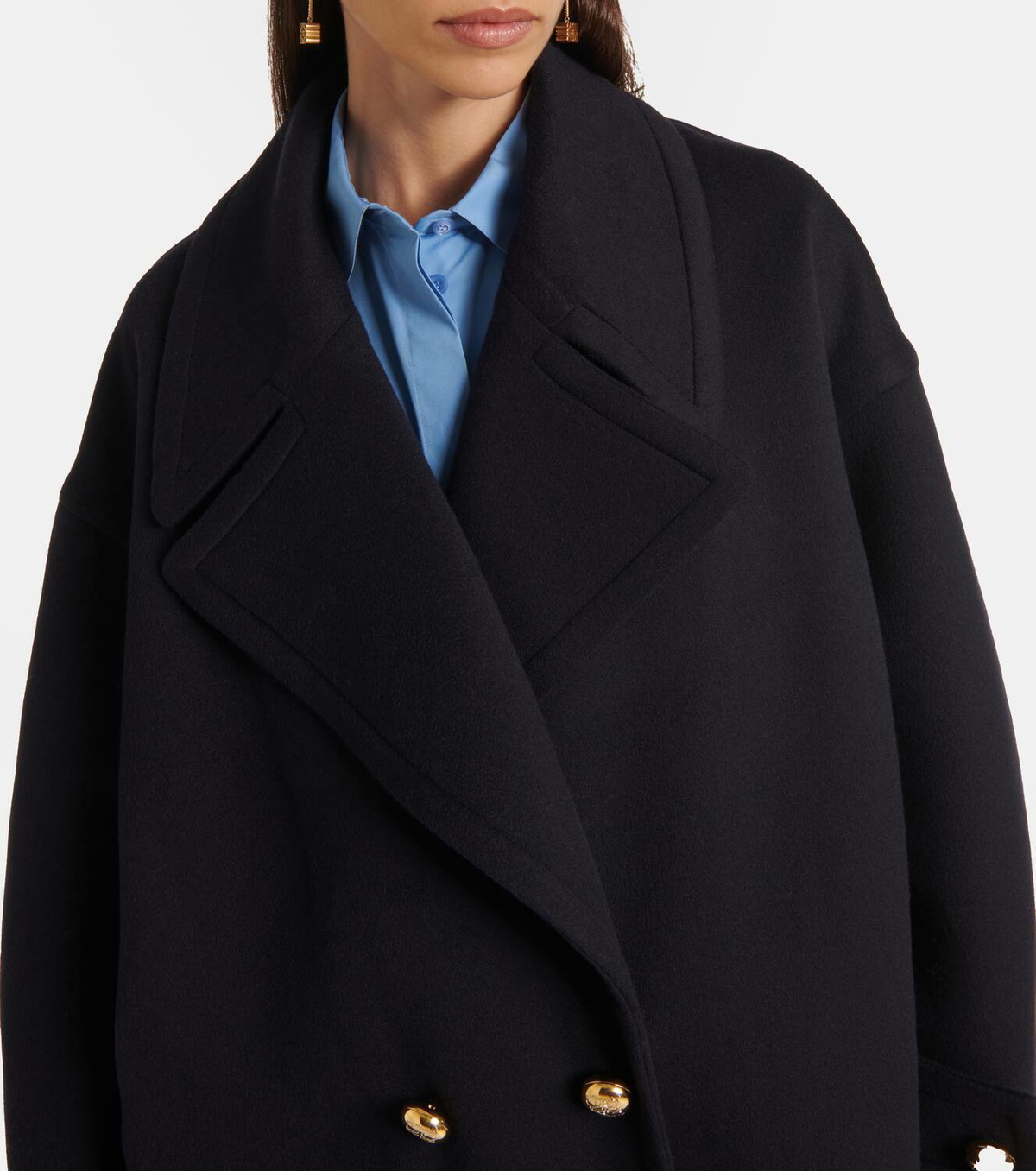 Loewe Pebble wool coat