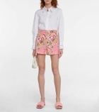 Pucci Printed cotton shorts