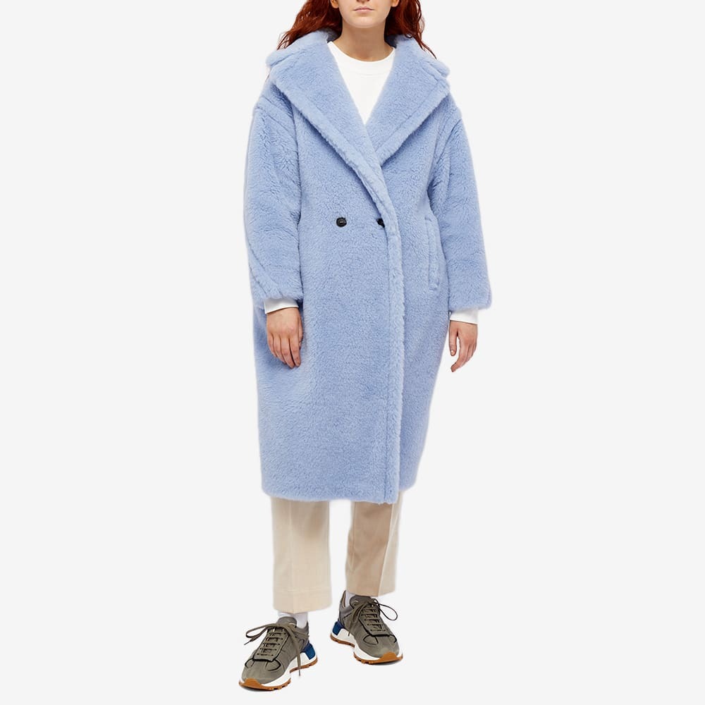 Max mara teddy cheap coat blue