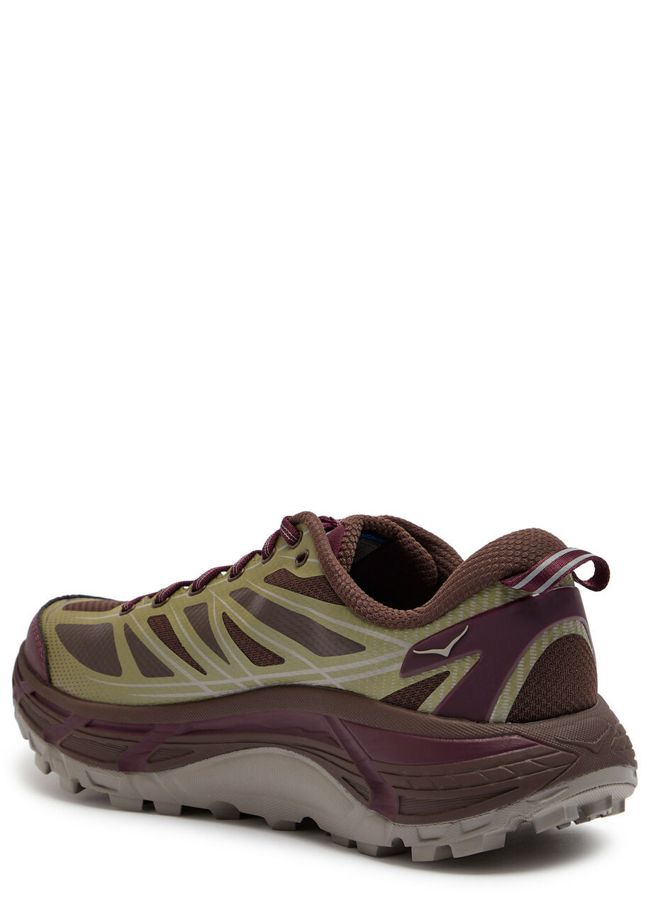 Hoka Mafate Speed 2 Panelled Mesh Sneakers Brown