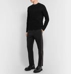 Fendi - Logo-Jacquard Chenille Sweater - Black