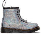 Dr. Martens Baby Silver Reptile 1460 Boots