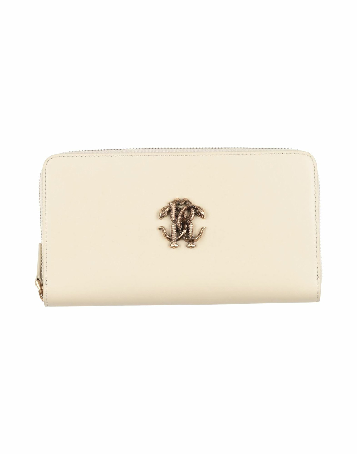 Roberto Cavalli Womens Wallet Ivory