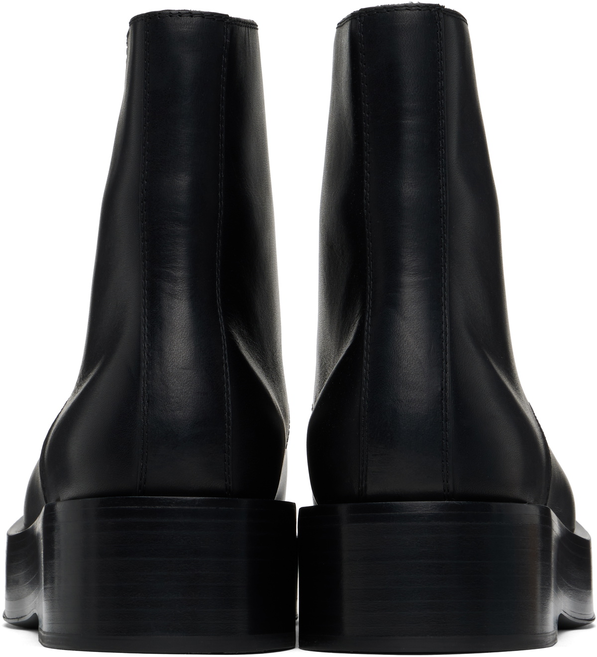 Bottega Veneta Black Torino Ankle Boots