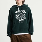 Brain Dead Men's Global Shock Hoodie in Forest Green