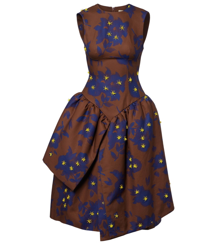 Photo: Shushu/Tong Floral cotton midi dress