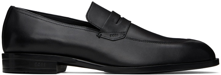 Photo: BOSS Black Leather Loafers