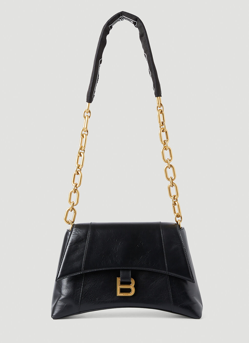 Downtown Small Shoulder Bag in Black Balenciaga
