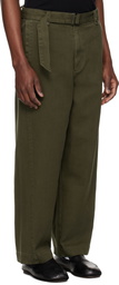 Entire Studios Khaki Gully Trousers