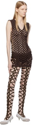 Sinéad O’Dwyer Brown Shibari Leggings