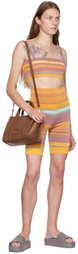 Marc Jacobs Brown 'The Mini Leather Tote Bag' Tote