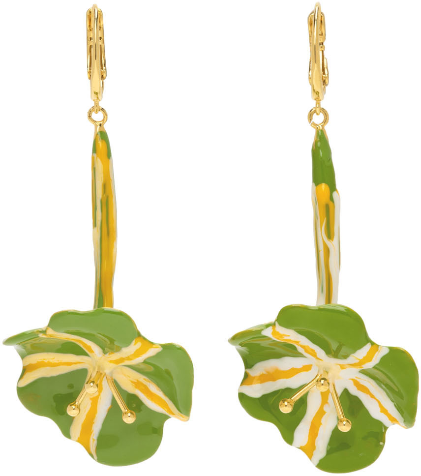 Marni hot sale flower earrings