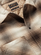 Beams Plus - Padded Checked Twill Overshirt - Brown