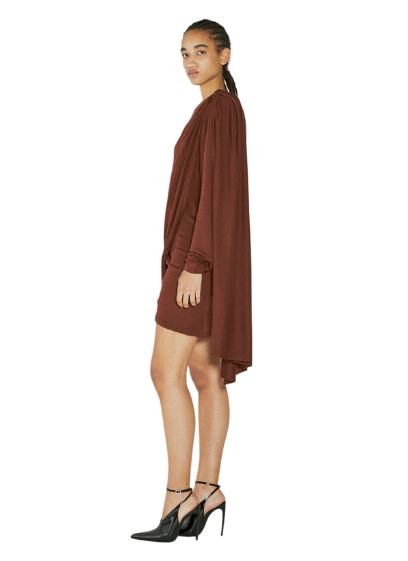 Photo: Saint Laurent Draped Wool Dress