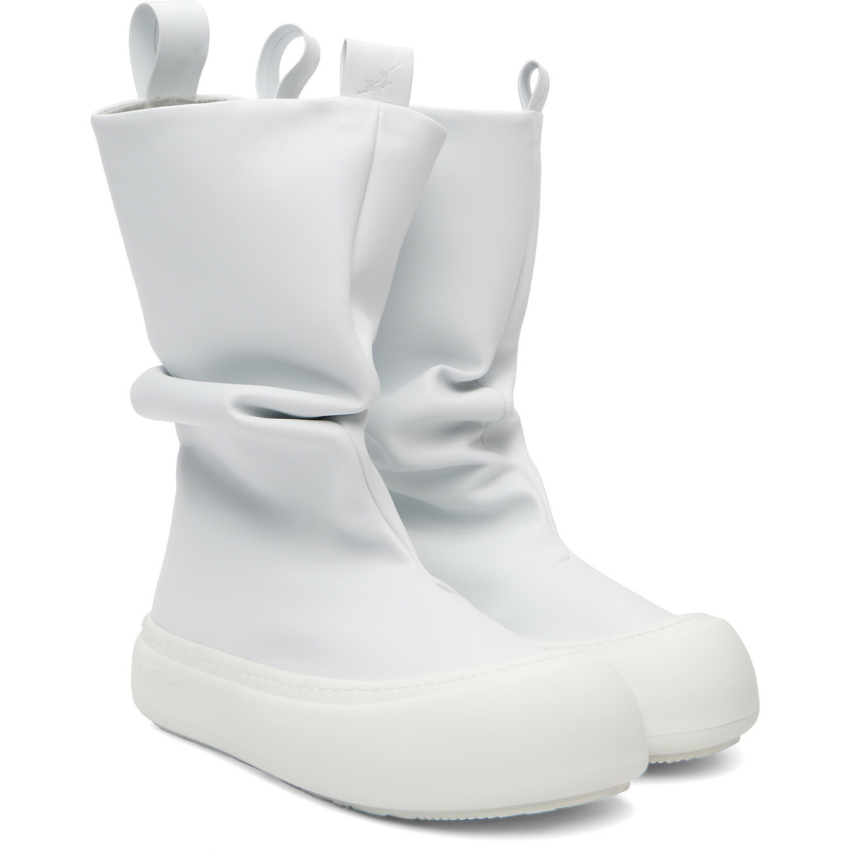 YUME YUME SSENSE Exclusive Off-White Low Fisherman Chelsea Boots