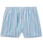 Derek Rose - Striped Cotton Boxer Shorts - Men - Multi