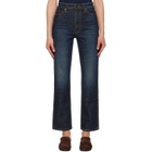 KHAITE Blue Abigail Stretch Jeans