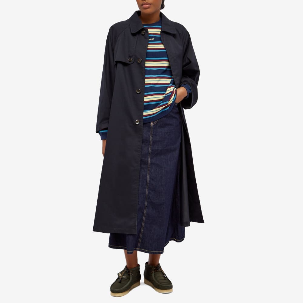 BEAMS BOY ネイビー ロングコート SOLOTEX BEAMS BOY ネイビー ロングコート SOLOTEX