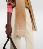 Alanui Ices Caves alpaca wool-blend scarf