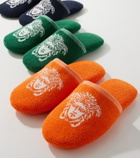Versace Home Medusa cotton terry slippers