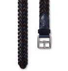 MULBERRY - 3cm Woven Leather Belt - Black