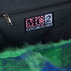 MC2 Saint Barth Vanity Blanket Shoulder Bag With Green And Blue Check