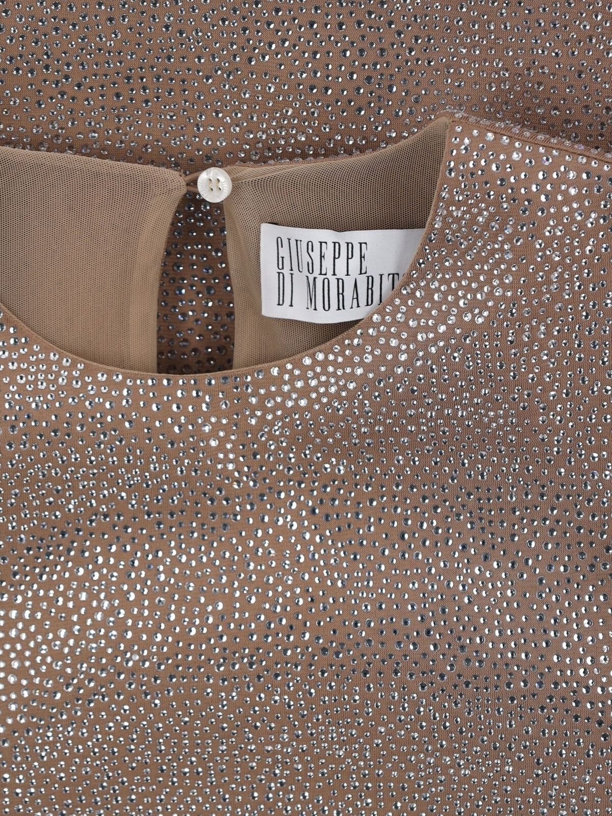 Giuseppe di Morabito Rhinestone Mini Dress