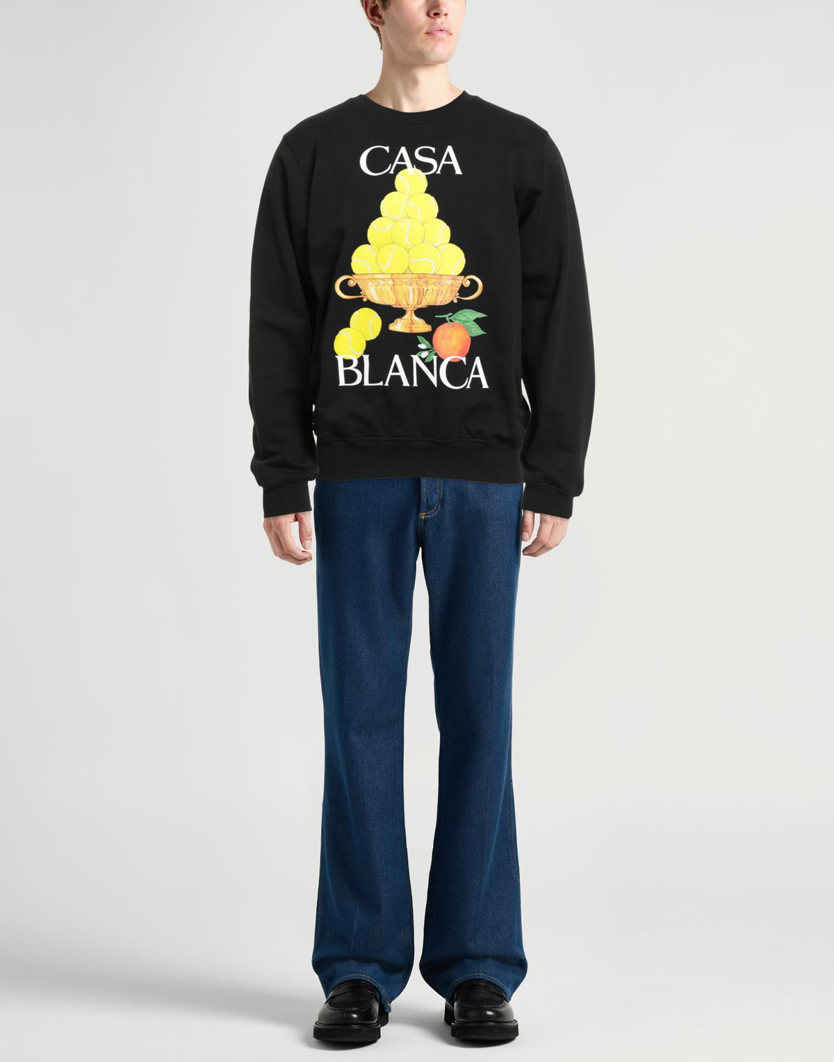 Casablanca Mens Sweatshirt in Black