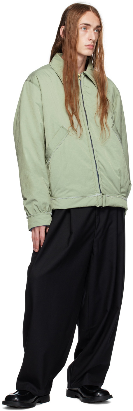 Camiel Fortgens Green Simple Bomber Jacket