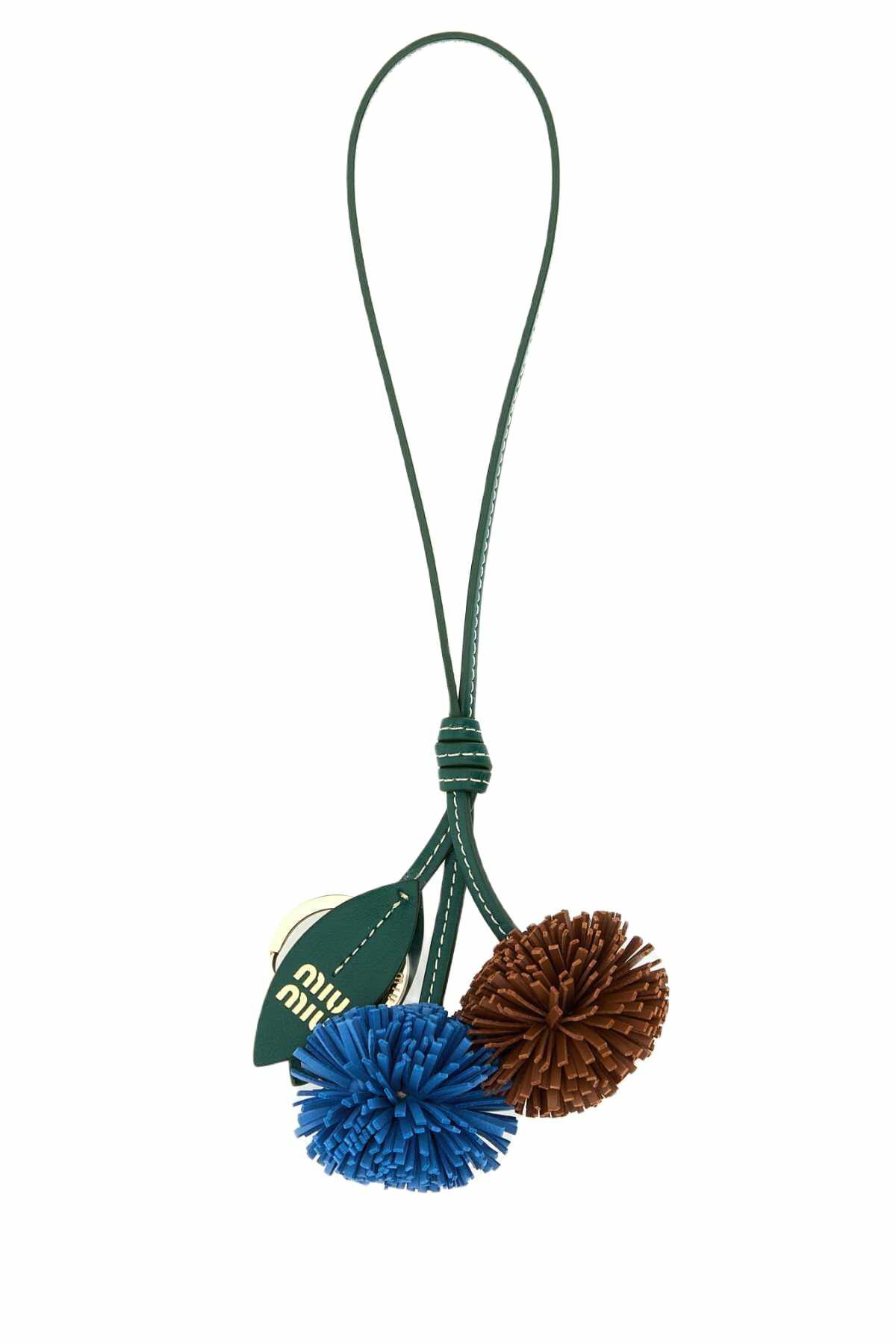 Miu Miu Black Leather Beau Keyring Necessaire Miu Miu