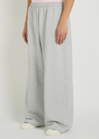 Acne Studios Logo-embroidered Cotton-blend Sweatpants Grey