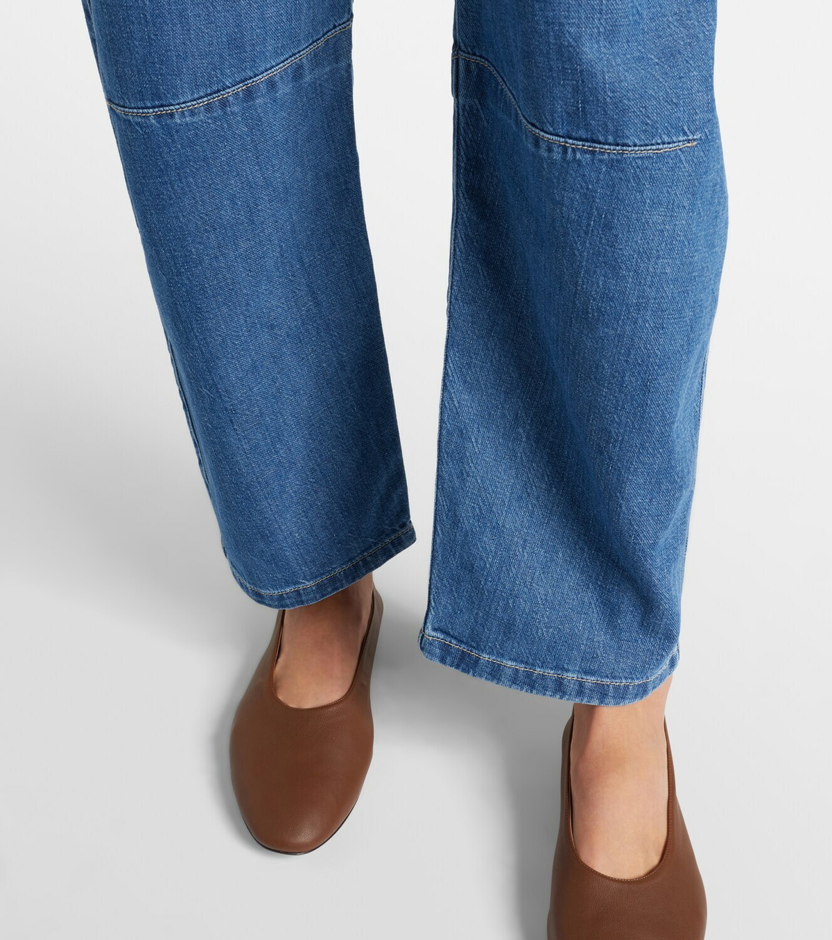 Velvet Farah high-rise tapered jeans