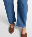Velvet Farah high-rise tapered jeans