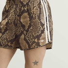 Adidas Women's Satin Shorts in Linen/Magic Beige
