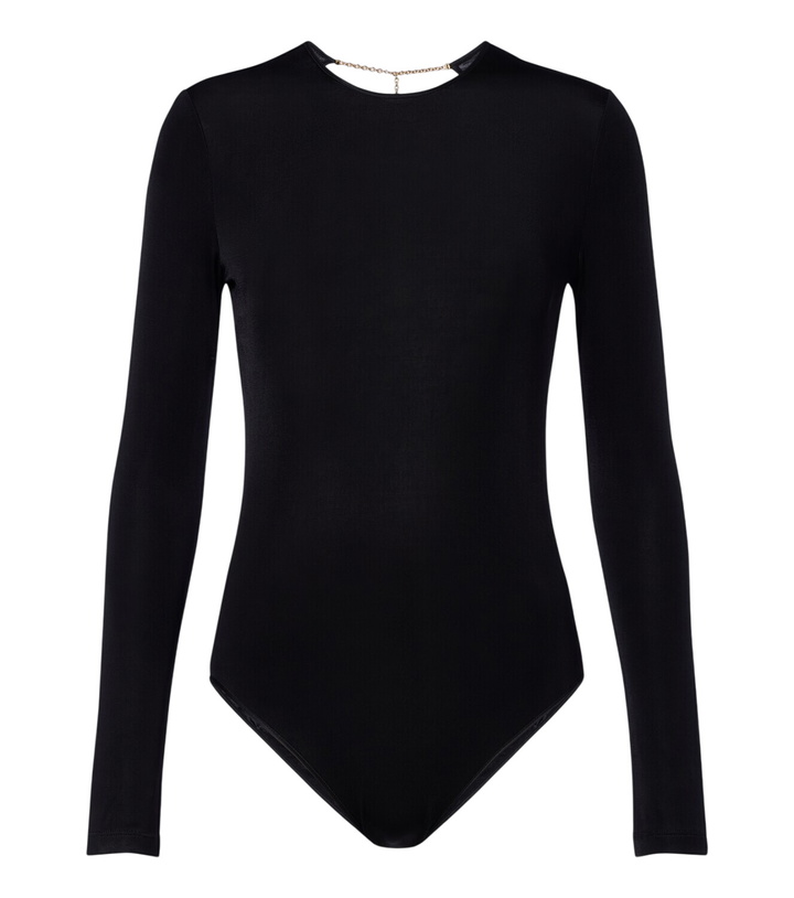 Photo: Saint Laurent Open-back jersey bodysuit