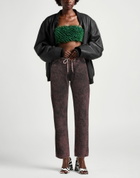 Aries Womens Jeans Burgundy