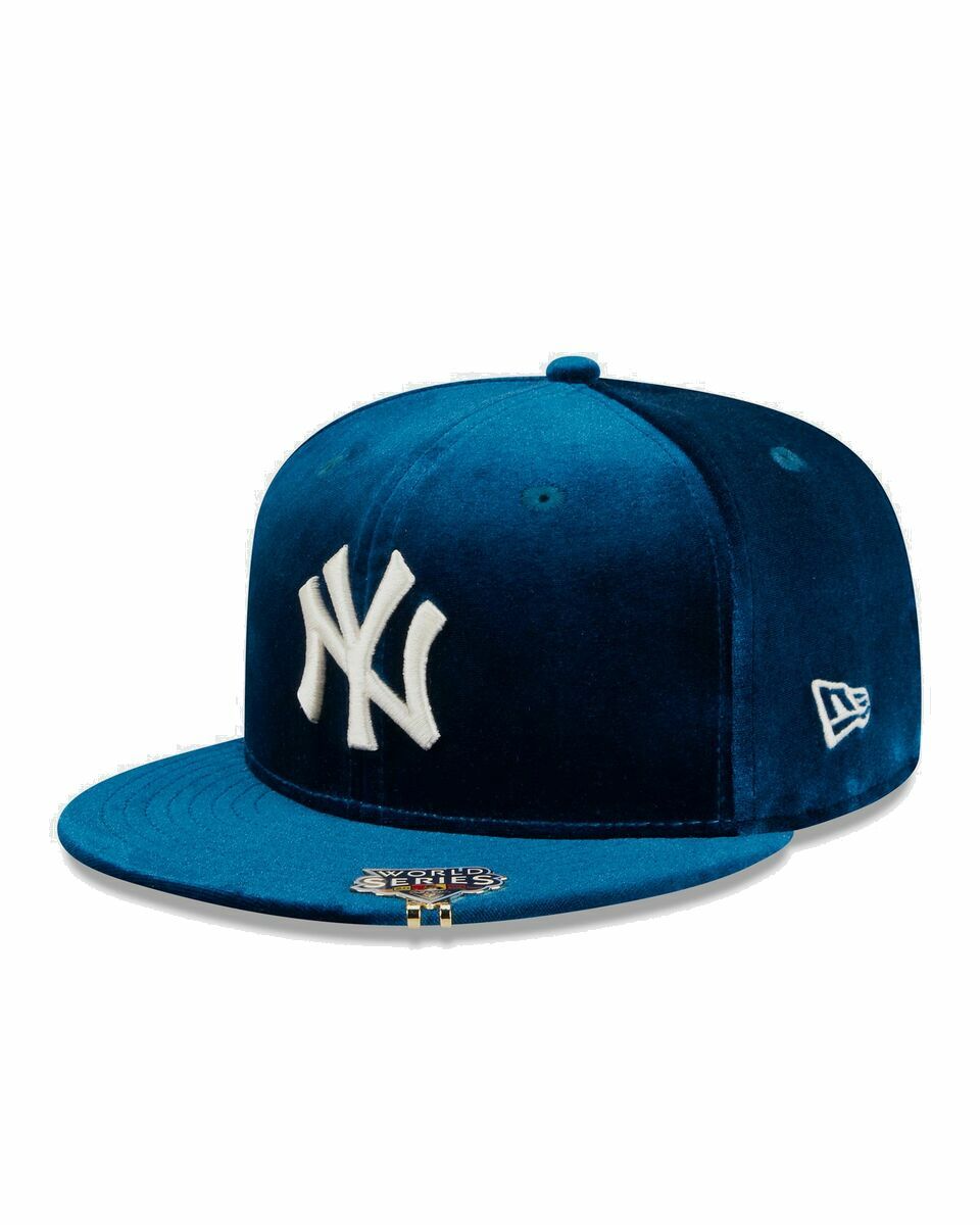 Photo: New Era Velvet Visor Clip 18595 New York Yankees Otc Blue - Mens - Caps