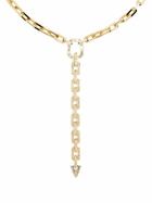 SHAY 18K Yellow Gold Mini Deco Link Lariat Diamond Necklace