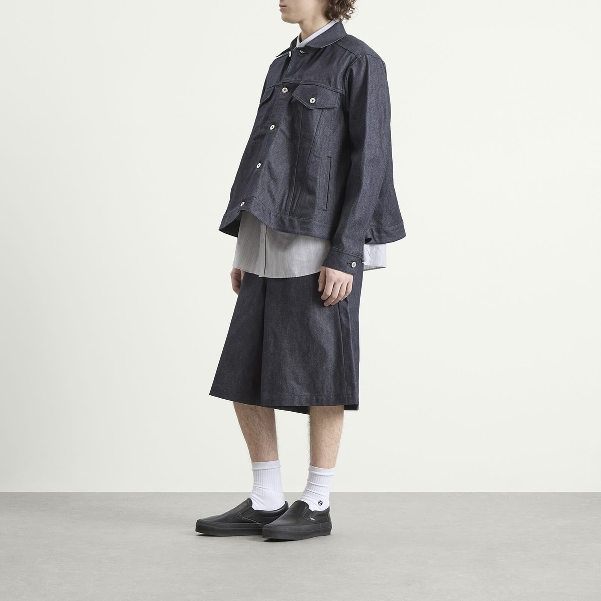 Comme des Garçons Black Men's Denim Jacket in Indigo