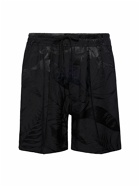 TOM FORD - Pleated Floral Jacquard Viscose Shorts