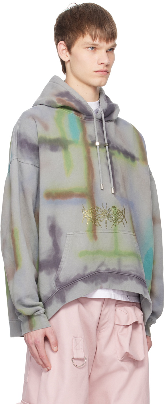 COLLINA STRADA パーカー S Collina Strada Star Tie Dye Cotton Fleece Hoodie | Nordstrom
